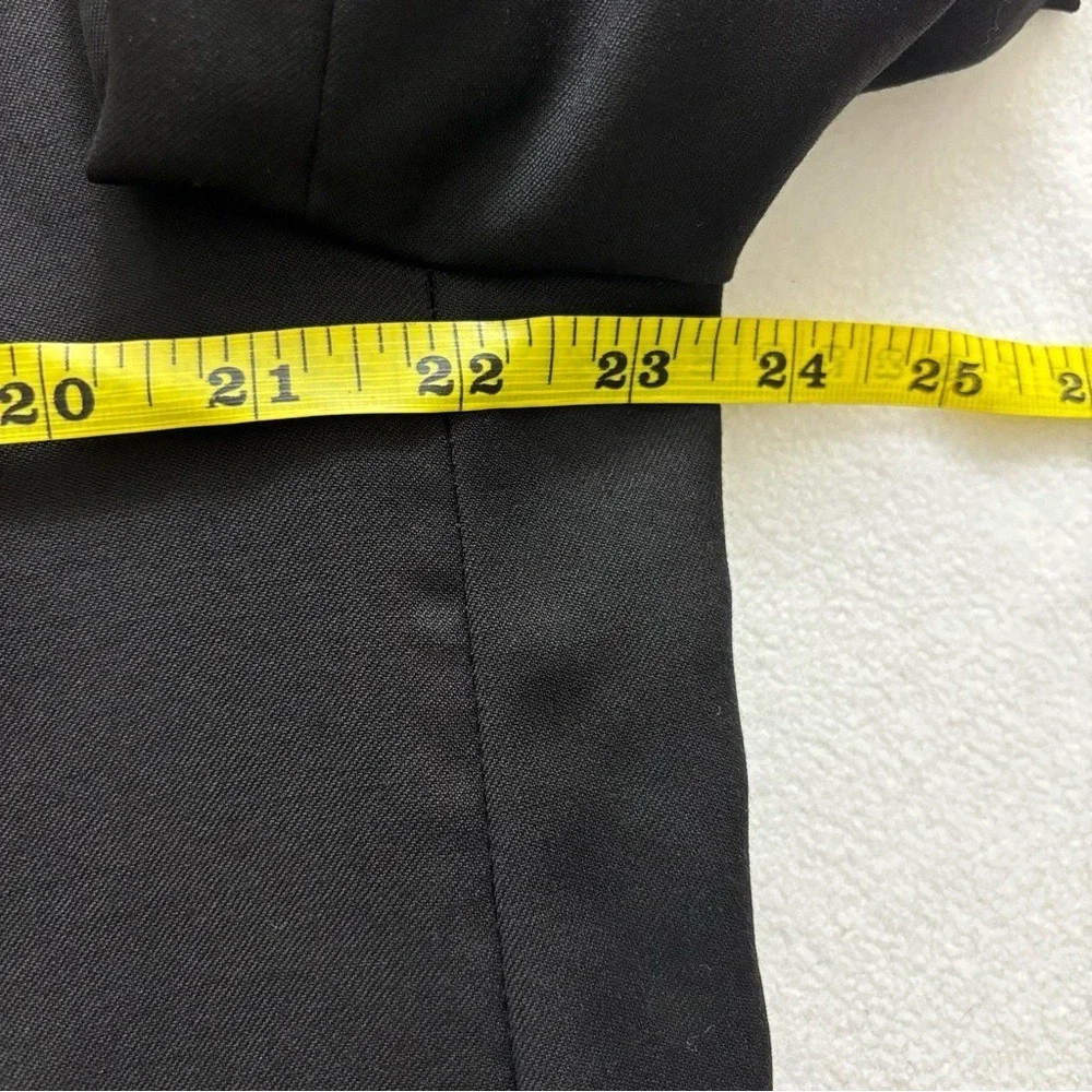 Ralph Lauren Sport Coat Blazer‎ Size 46R Black Wool Suit Jacket Made in Canada